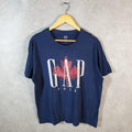Vintage Gap Autumn Leaf 2018 T Shirt Men’s Large Navy Blue Classic Fit