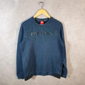Vintage Nike Airmax Sweatshirt Men’s Medium Navy Blue Swoosh Y2K Pullover