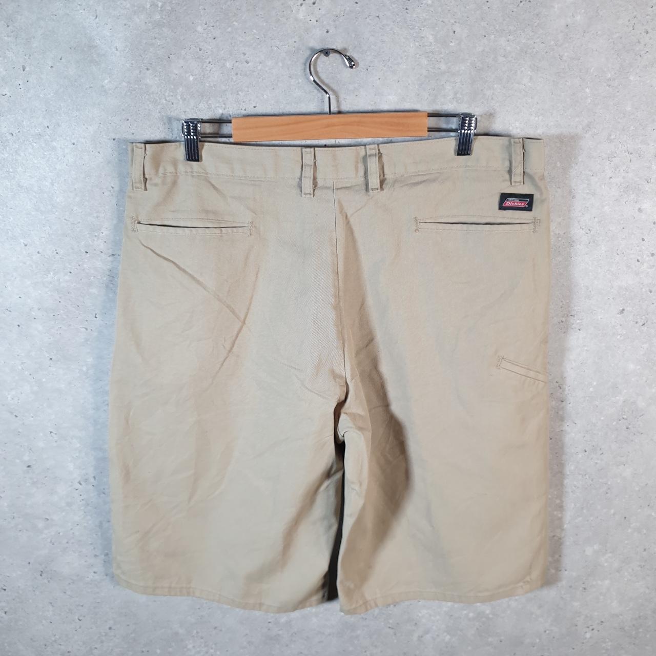 Vintage Dickies Baggy Chino Shorts Jorts Cargo Mens W38 Brown Loose Fit