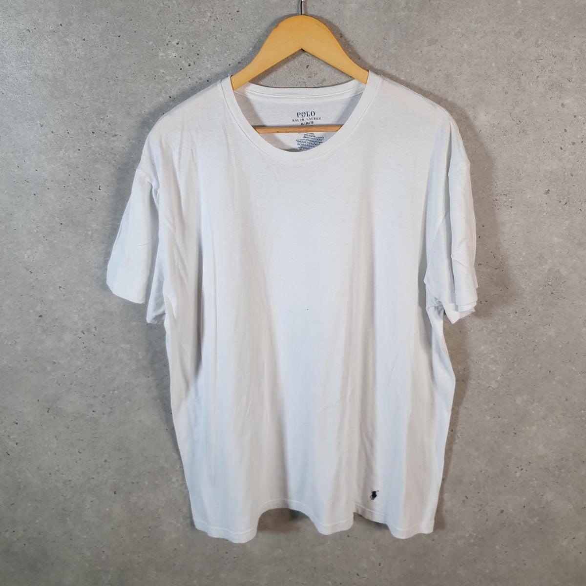 Vintage Ralph Lauren Polo Sport T Shirt Men’s XL White Classic Fit Embroidered Pony C9164