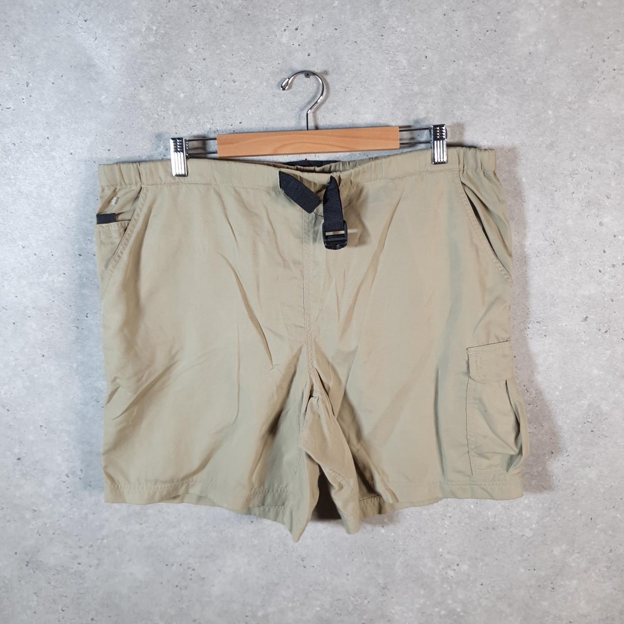 Vintage The North Face TNF Shorts Jorts Chino Cargo Womens Large Brown Baggy Cotton