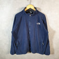 Vintage The North Face TNF Fleece Sweatshirt Mens Full Zip Large Blue Full Zip Logo