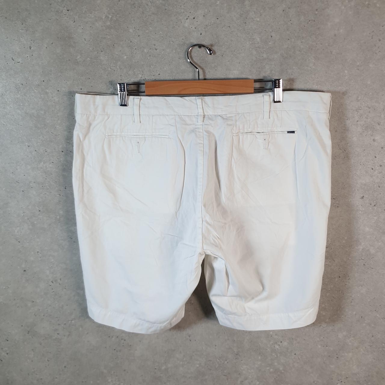 Vintage Ralph Lauren Polo Shorts Jorts Chino Cargo Men’s W34 White Baggy Cotton A4260