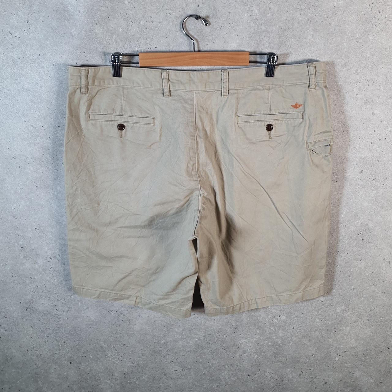 Vintage Dockers Chino Shorts Jorts Cargo Men’s W42 Brown Baggy Cotton