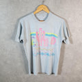 Vintage Cactus Desert USA Single Stitch T Shirt Men’s Small Grey C8353