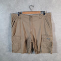 Vintage Wrangler Chino Shorts Jorts Cargo Men’s W40 Brown Baggy Cotton A4241