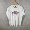 Vintage Screen Stars Best Animal Tales USA Single Stitch T Shirt Men’s XL White Big Fish Vintage