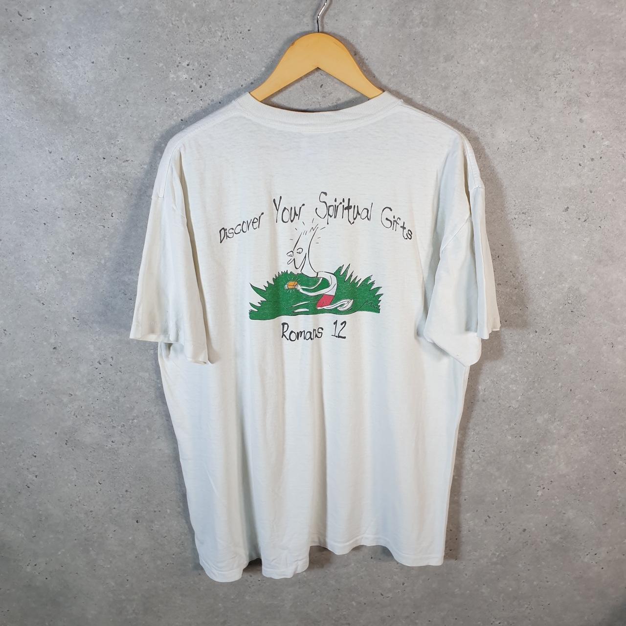 Vintage Oneita Power Church Of Forney Ministry 90s USA Single Stitch T Shirt Men’s XL White