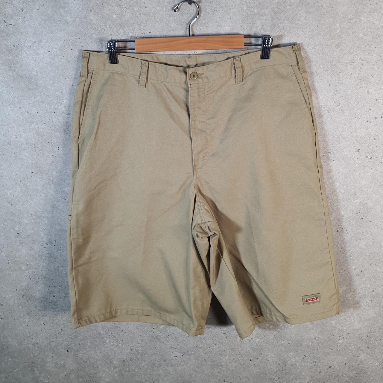 Vintage Dickies Baggy Chino Shorts Jorts Cargo Mens W38 Brown Relaxed Fit