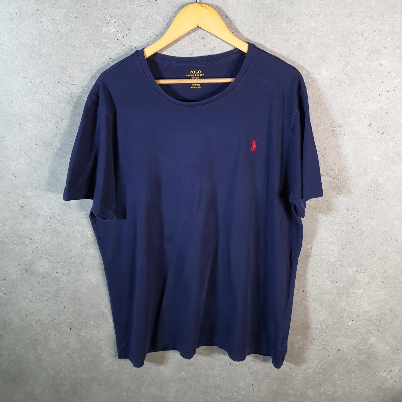 Vintage Ralph Lauren Polo Sport T Shirt Men’s XL Blue Classic Fit Embroidered Pony C8669