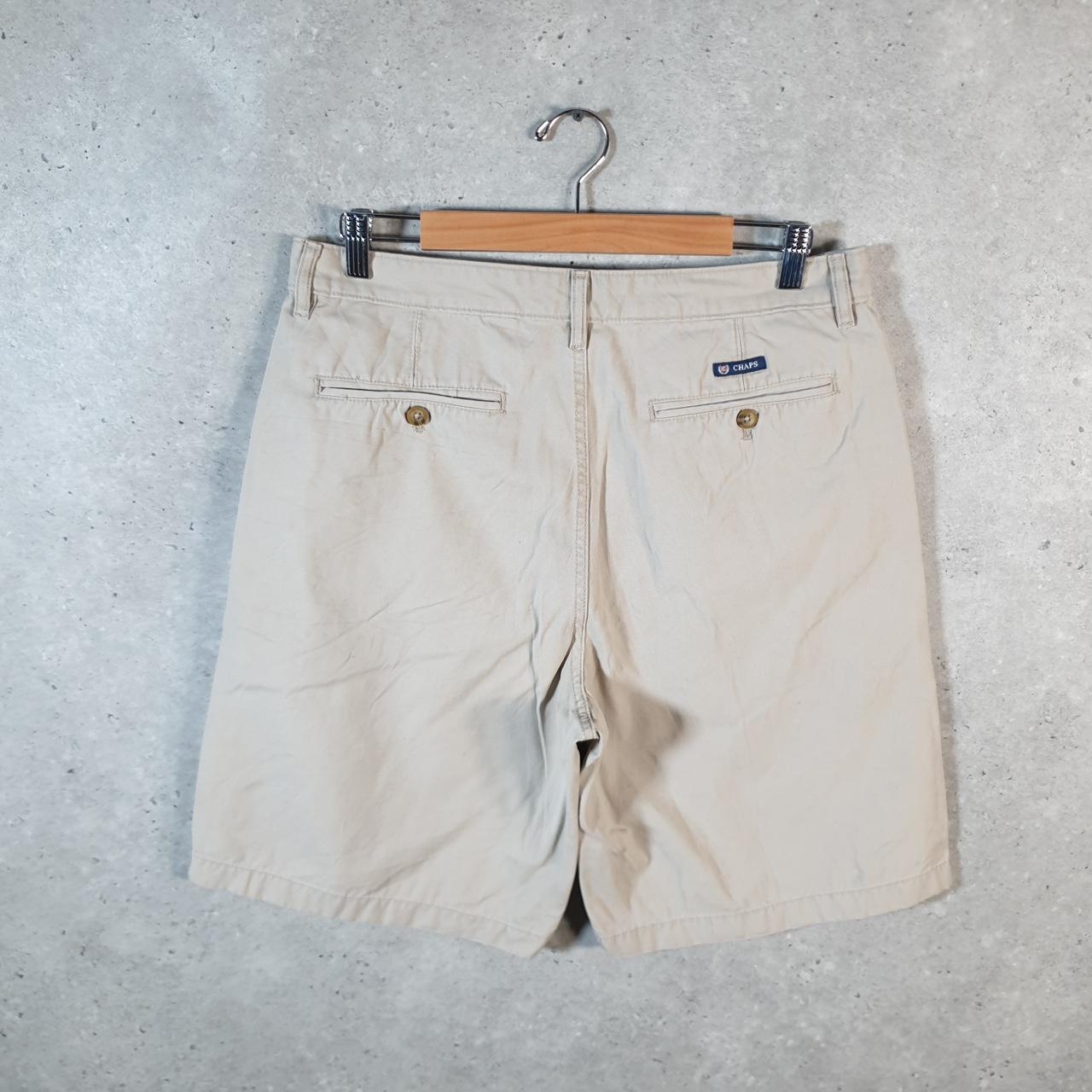 Vintage Chaps Ralph Lauren Shorts Jorts Cargo Men’s W33 Brown Baggy Cotton
