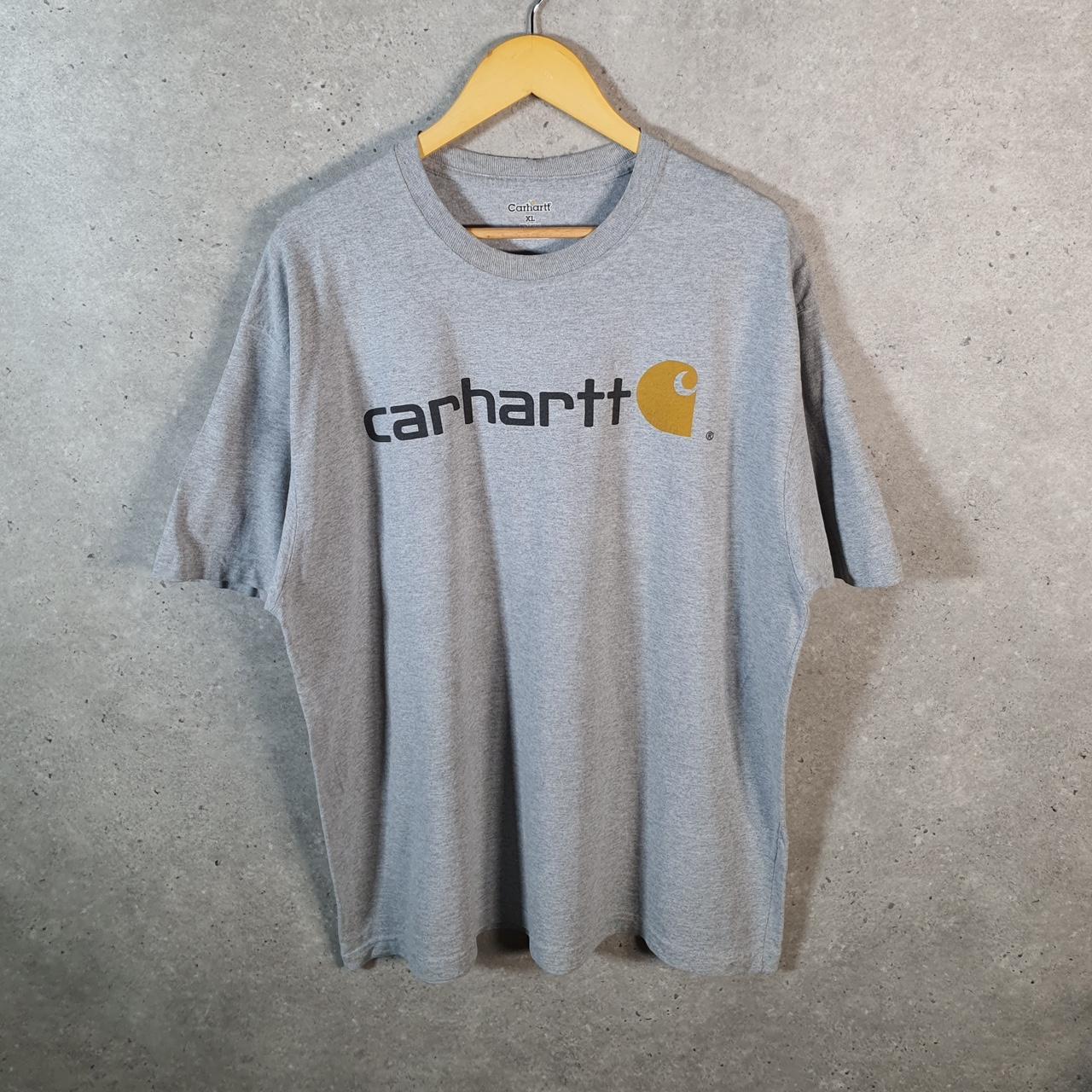 Vintage Carhartt Pocket T Shirt Men’s XL Grey Workwear Chore Utility Loose Fit C9236