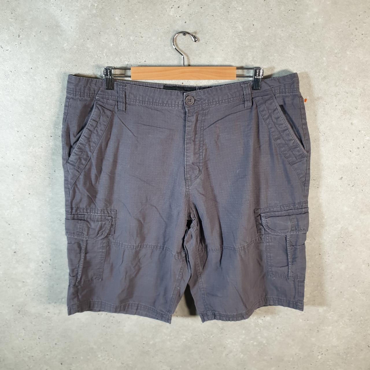 Vintage Ecko Unltd. Chino Shorts Jorts Cargo Mens W38 Grey Baggy Cotton