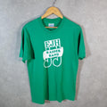 Vintage Hanes EJH Raider Band 90s USA Single Stitch T Shirt Men’s Large Green C8068
