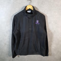 Vintage Champion Windbreaker Track Jacket Mens Large Black Gonzaga Eagles