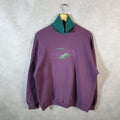Vintage Lee Heavyweight Sweatshirt Men’s XL Purple USA Up North Mackinac Embroidered