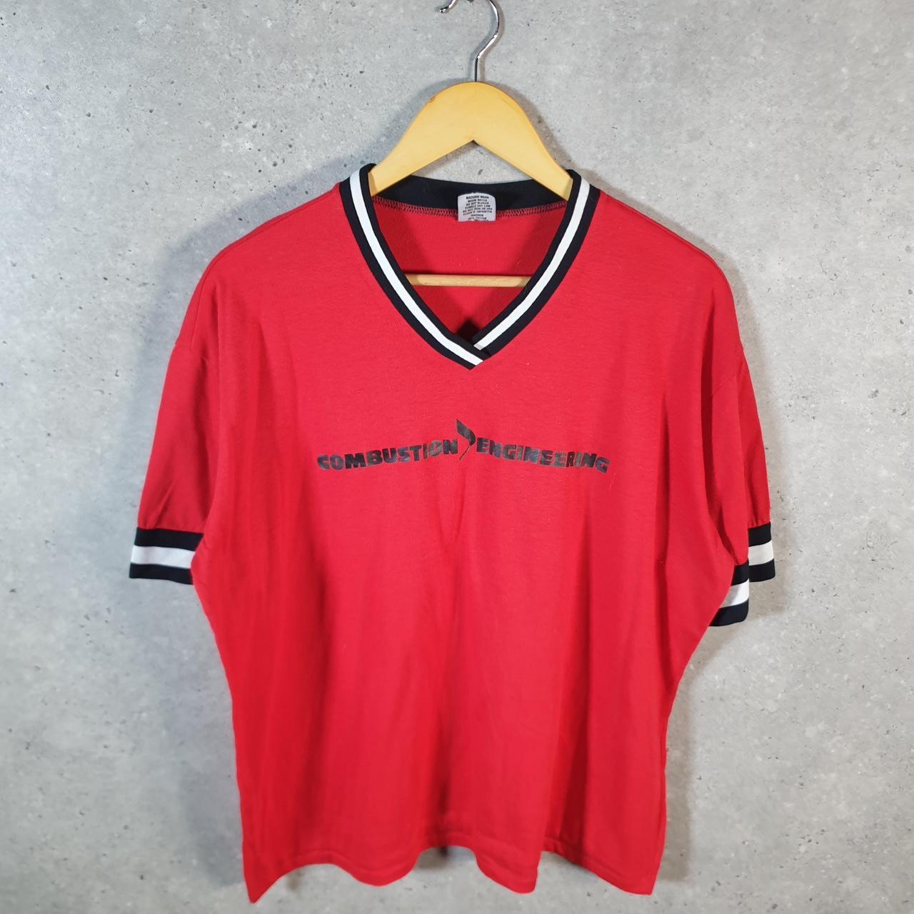 Vintage Swingster Combustion Engineering 90s USA Single Stitch T Shirt Men’s XXL Red