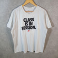 Vintage Nike Club Is In Session T Shirt Men’s XL White Logo Swoosh Athletic