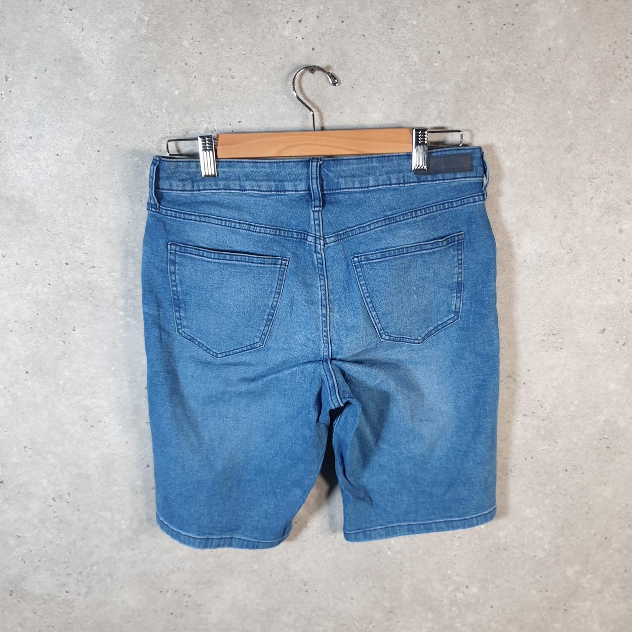 Vintage Calvin Klein Baggy Shorts Jorts Cargo Womens W30 Blue Relaxed Denim