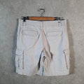 Vintage Dockers Chino Shorts Jorts Cargo Men’s W34 Beige Baggy Cotton A4418