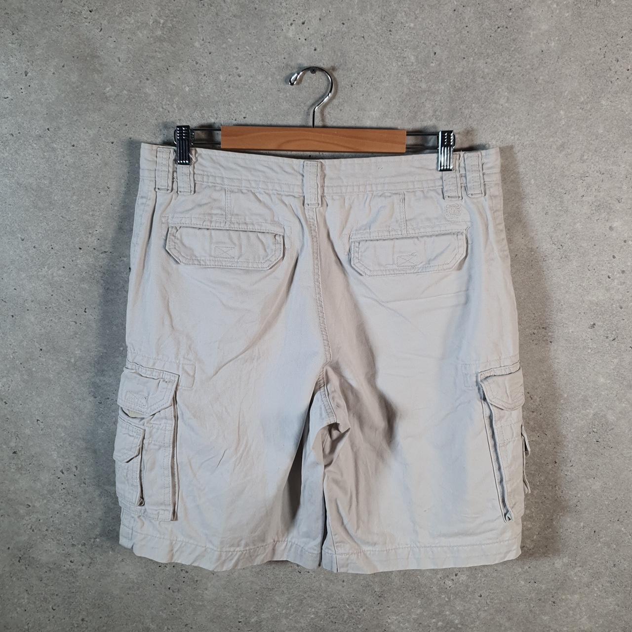 Vintage Dockers Chino Shorts Jorts Cargo Men’s W34 Beige Baggy Cotton A4418