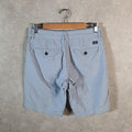 Vintage Quiksilver Chino Shorts Jorts Cargo Men’s W30 Blue Baggy Cotton A4466
