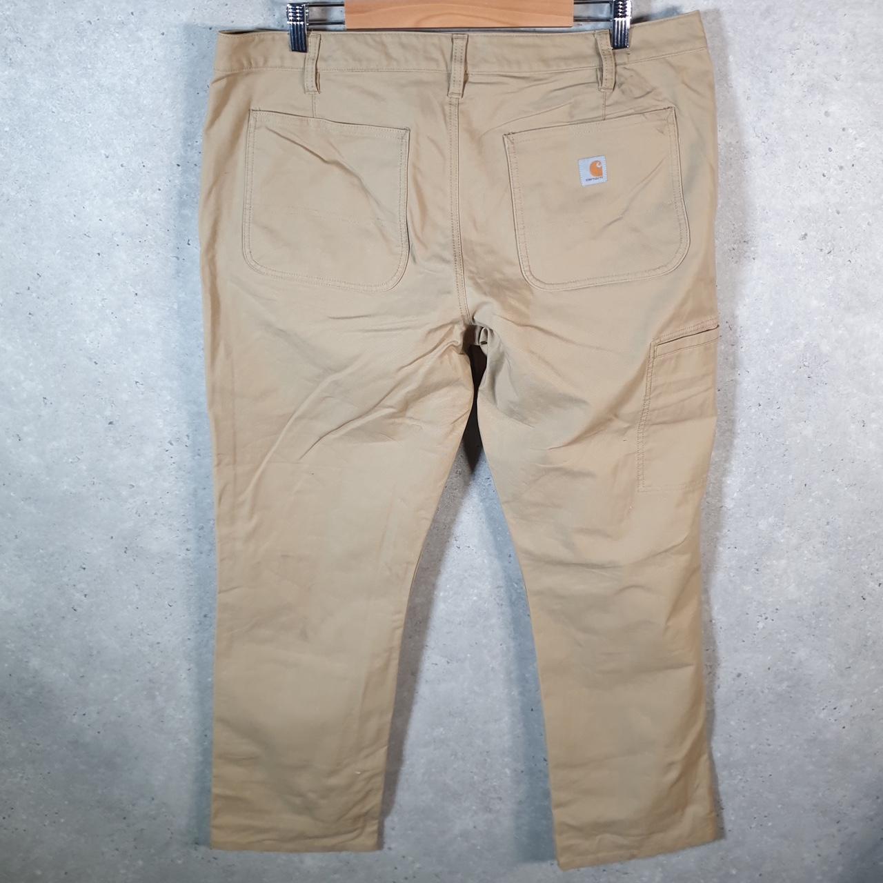Vintage Carhartt Carpenter Trousers Womens W38 L32 Brown Original Fit Workwear