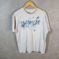Vintage Hurley Graphic T Shirt Men’s White Large Casual Sports Logo Athletic