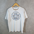 Vintage Vans Off the Wall Graphic T Shirt Men’s Large White Classic Fit Athletic Casual