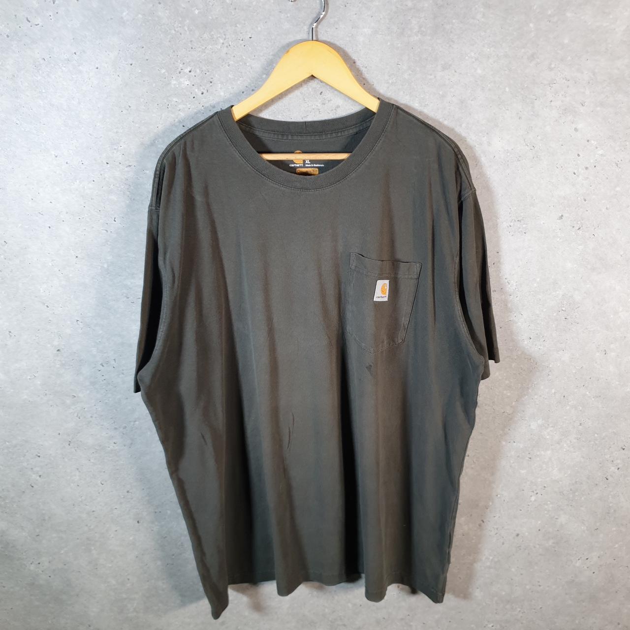 Vintage Carhartt Pocket T Shirt Men’s XL Grey Workwear Chore Utility Original Fit