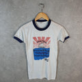 Vintage Viking Classic Berry College Redmond Park 1982 Single Stitch T Shirt Men’s Small White