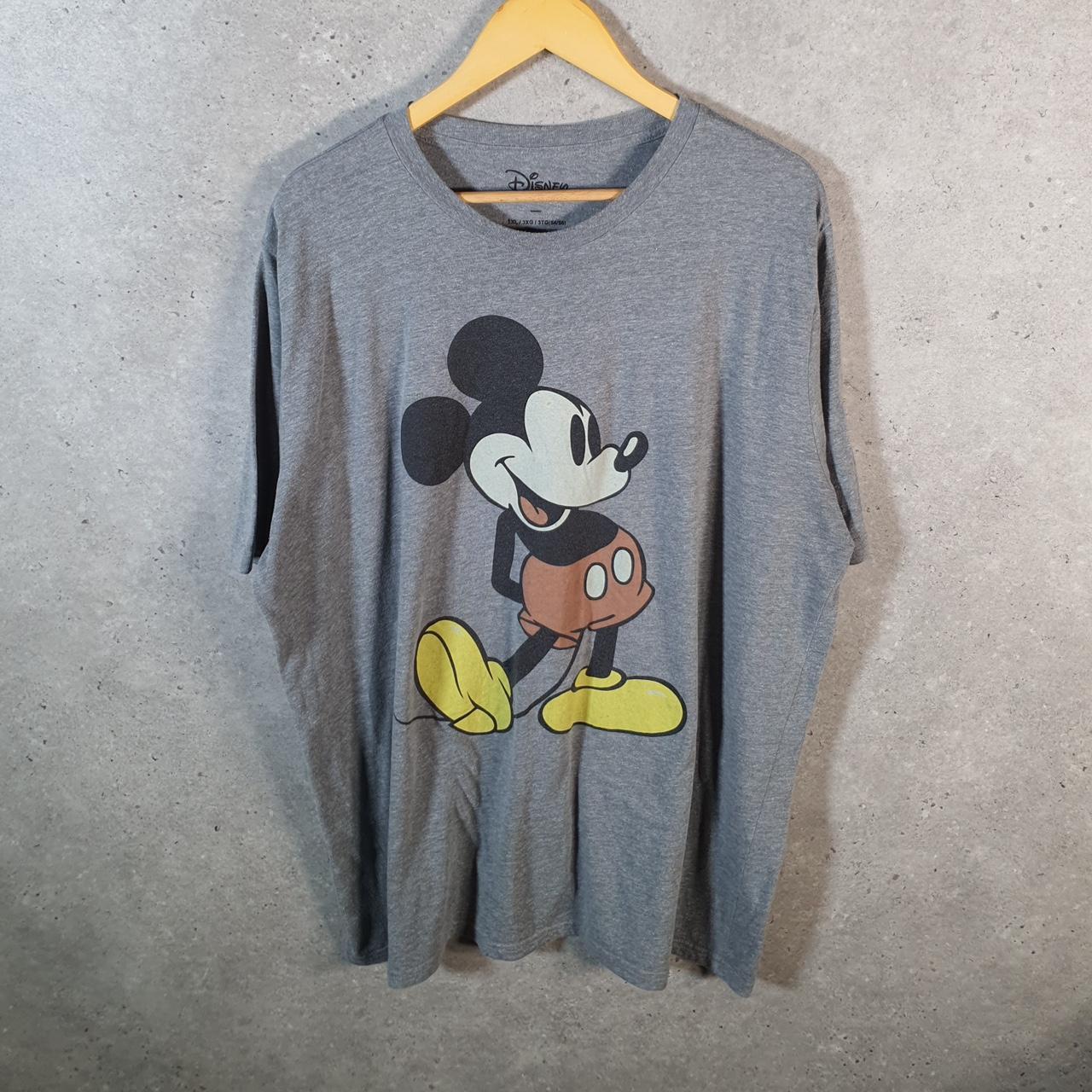 Vintage Disney Land Mickey Mouse T Shirt Men’s 3XL Grey Logo Graphic Cartoon