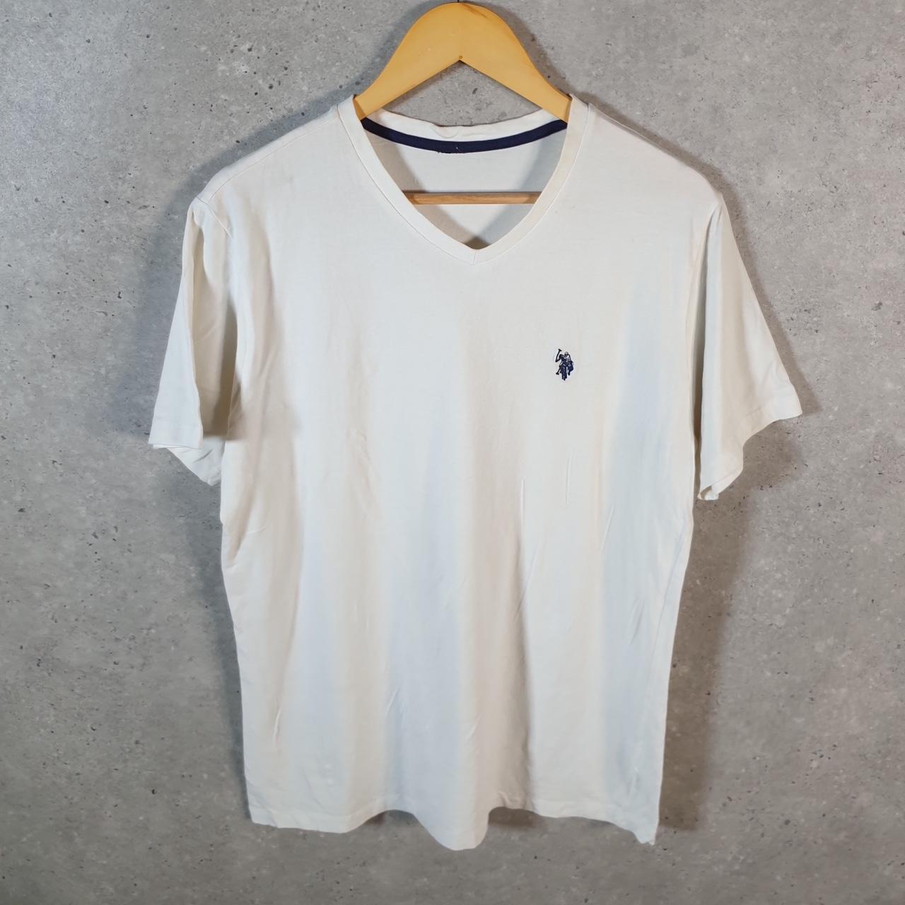 Vintage Ralph Lauren Polo Sport T Shirt Men’s Medium White Classic Fit Embroidered Pony