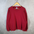 Vintage Russell Athletic Sweatshirt Men’s XL Burgundy Red Pullover Baggy Crewneck