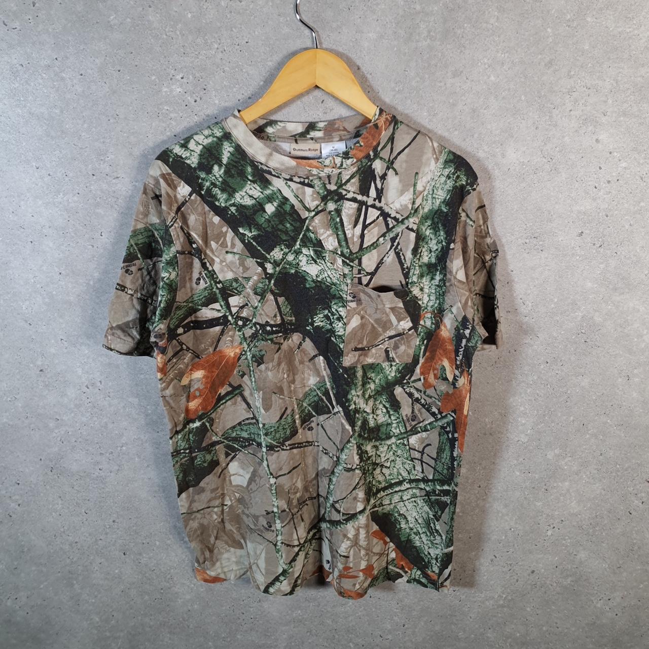 Vintage Outfitters Ridge RealTree Camoflauge T Shirt Mens M Camo Short Sleeve