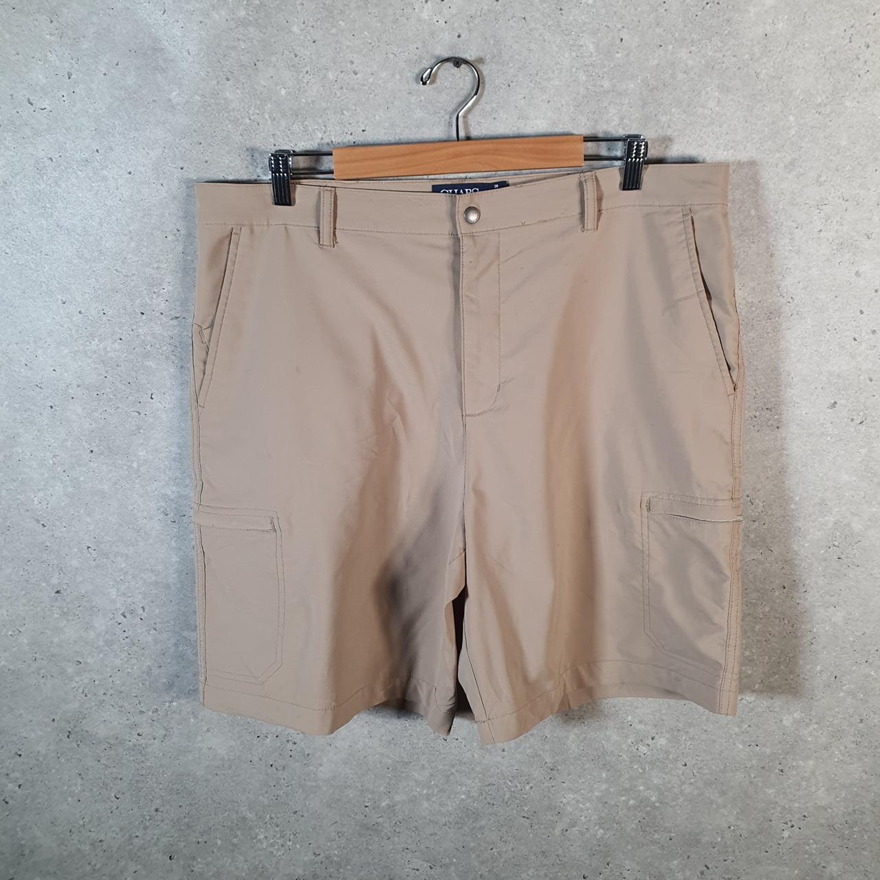 Vintage Chaps Ralph Lauren Chino Shorts Jorts Cargo Men’s W38 Brown Baggy Cotton