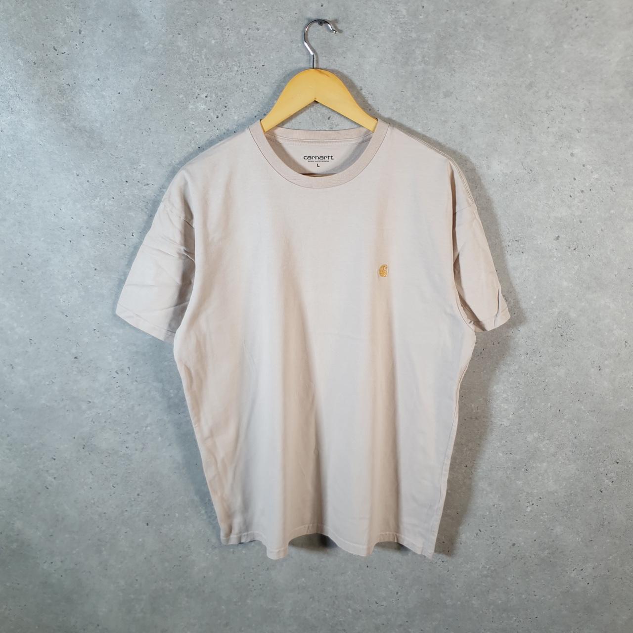 Vintage Carhartt Work In Progress WIP Chase T Shirt Men’s Large Pink Workwear Chore