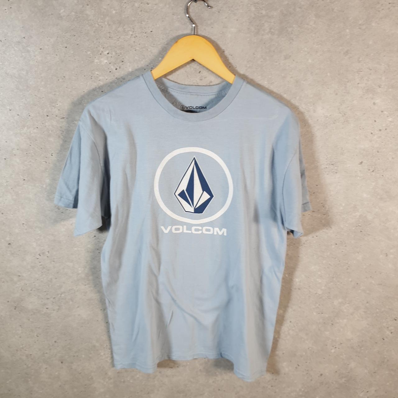 Vintage Volcom Y2K T Shirt Men’s Medium Blue Casual Sports Logo Athletic