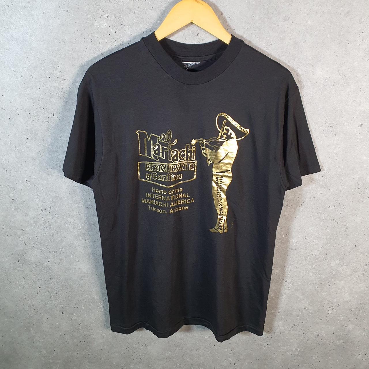 Vintage Mariachi Restaurant Tucson Arizona 90s Single Stitch T Shirt Men’s Medium Black