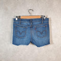 Vintage Levi’s Baggy Shorts Jorts Cargo Womens W32 Blue relaxed Denim