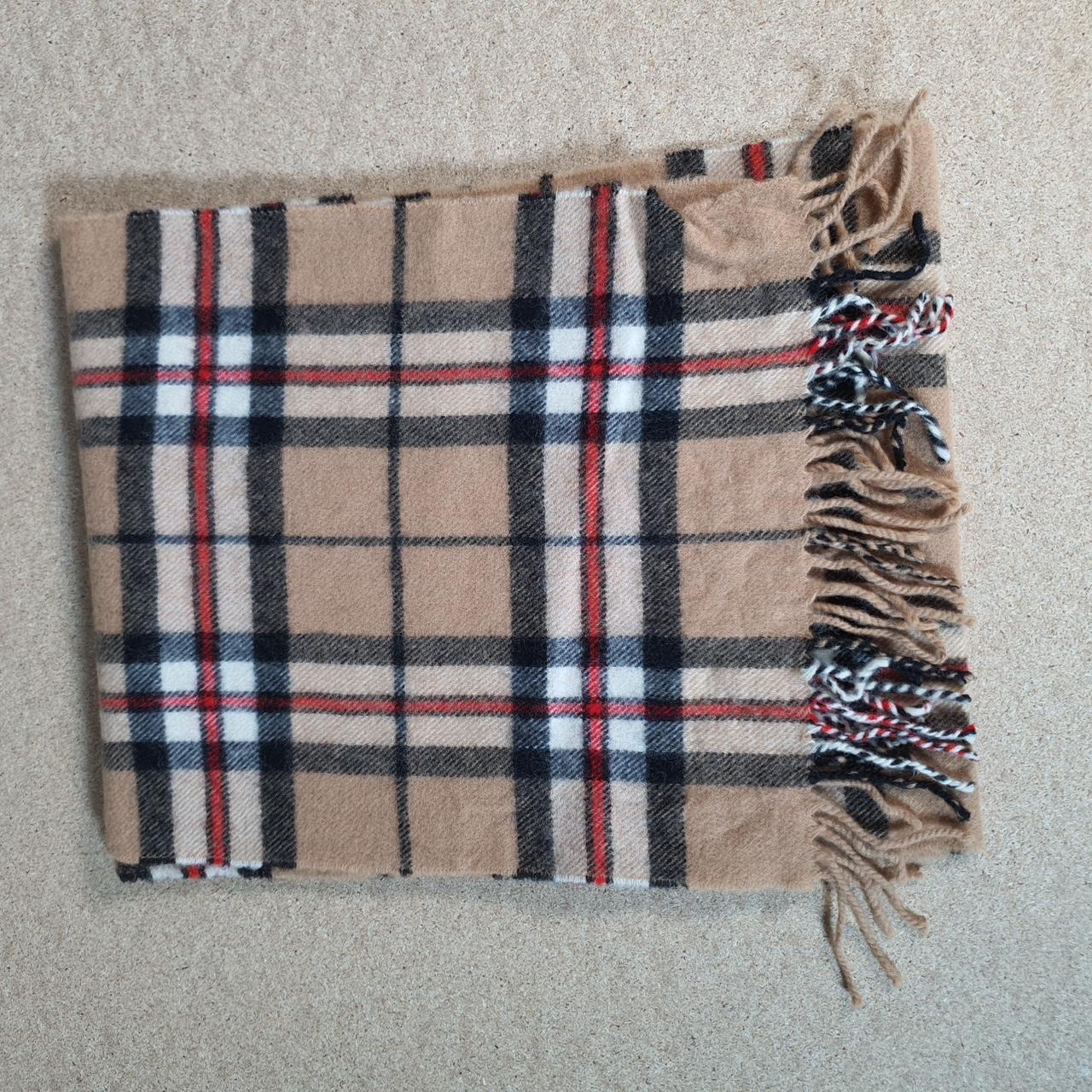 Lambs Wool Tartan Nova Check Checkered Scarf