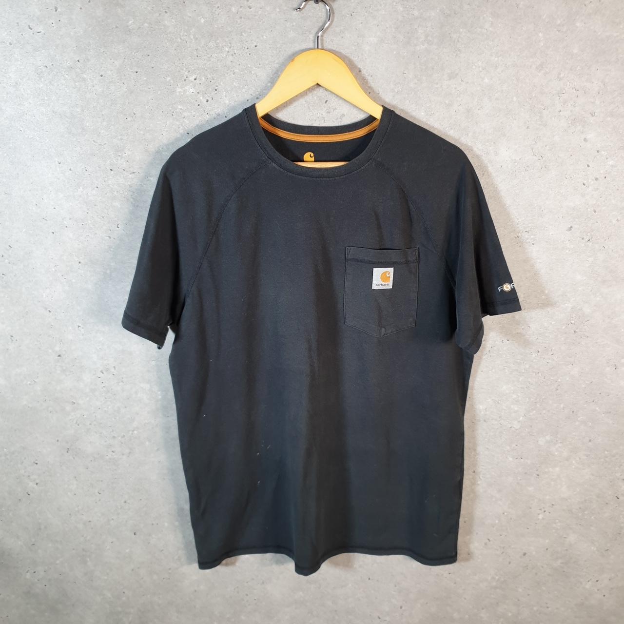 Vintage Carhartt Pocket T Shirt Men’s Medium Black Workwear Chore Utility Relaxed Fit C9173