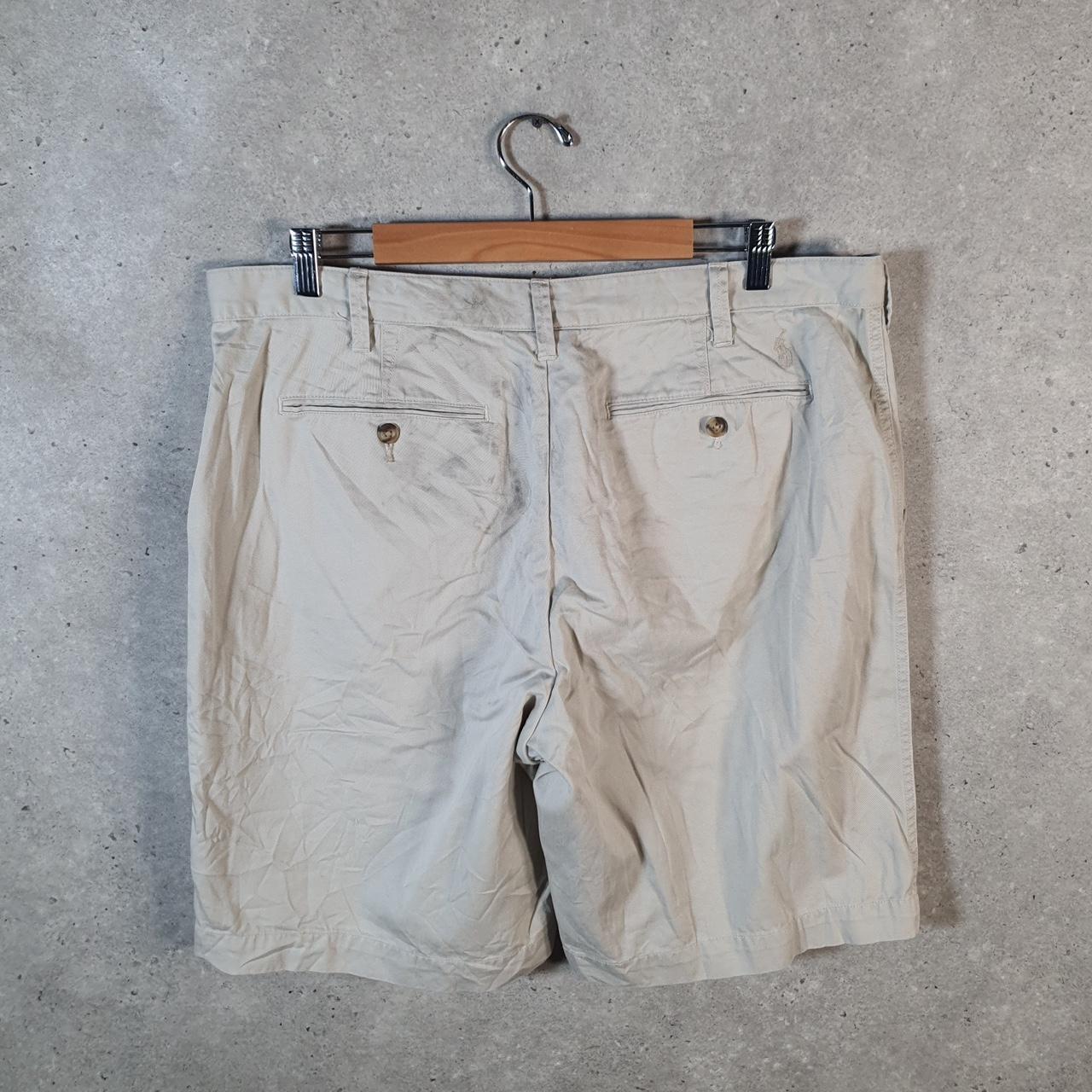 Vintage Ralph Lauren Polo Shorts Jorts Chino Cargo Men’s W36 Brown Baggy Cotton