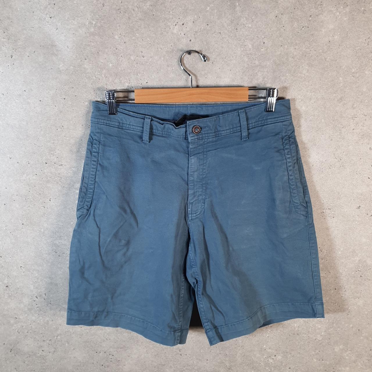 Vintage The North Face TNF Shorts Jorts Chino Cargo Womens W32 Blue Baggy Cotton