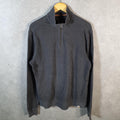 Vintage Carhartt 1/4 Zip Sweatshirt Men’s Medium Grey Pullover Blank USA Relaxed Fit