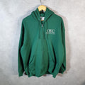 Vintage Lee Heavyweight Hoodie Men’s 2XL Green USA Oklahoma Electric