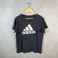 Vintage Adidas Amplifier T Shirt Shirt Men’s Small Black Three Stripes Logo Athletic C9776