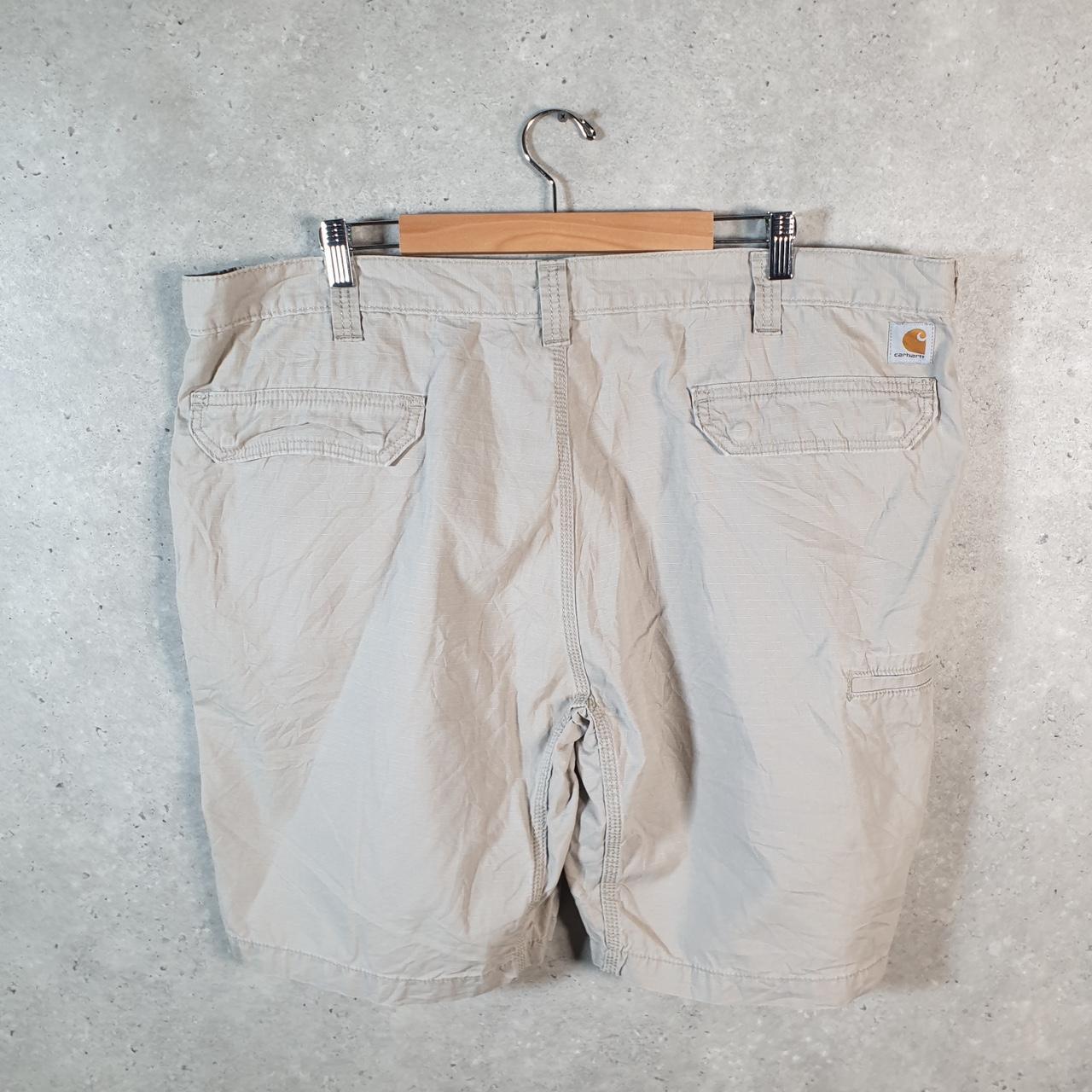 Vintage Carhartt Baggy Carpenter Shorts Jorts Cargo Men’s W44 Brown Relaxed Fit Workwear