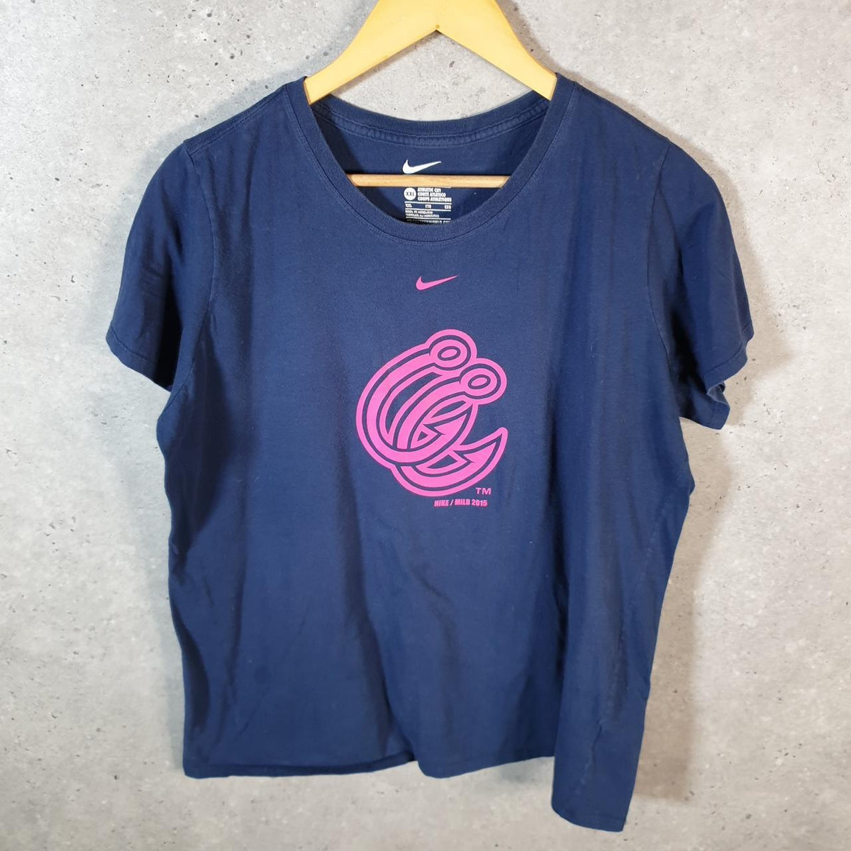 Vintage Nike 2015 MLB T Shirt Men’s Small Casual Blue Swoosh Athletic