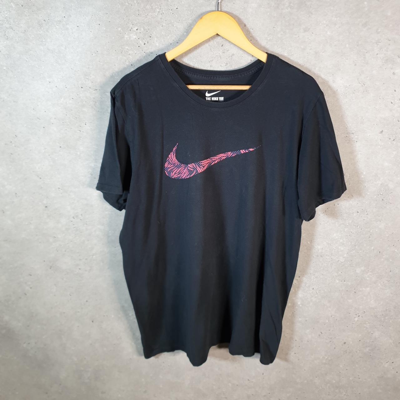 Vintage Nike T Shirt Shirt Men’s XL Black Logo Swoosh Athletic C9600